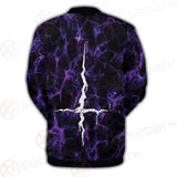 Satan Cross Inverted Purple SED-0499 Button Jacket