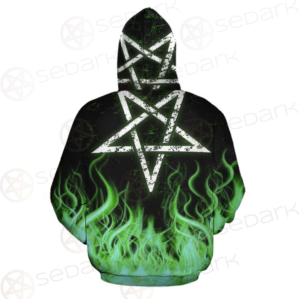 Satan Fire Green SED-0500 Hoodie & Zip Hoodie