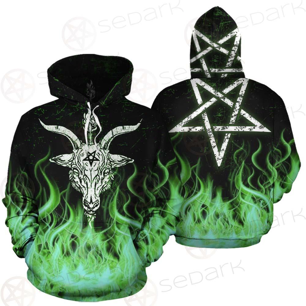 Satan Fire Green SED-0500 Hoodie & Zip Hoodie