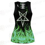 Satan Fire Green SED-0500 Women Tank Top