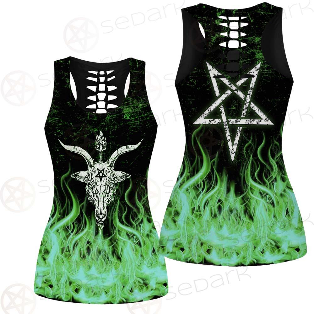 Satan Fire Green SED-0500 Women Tank Top