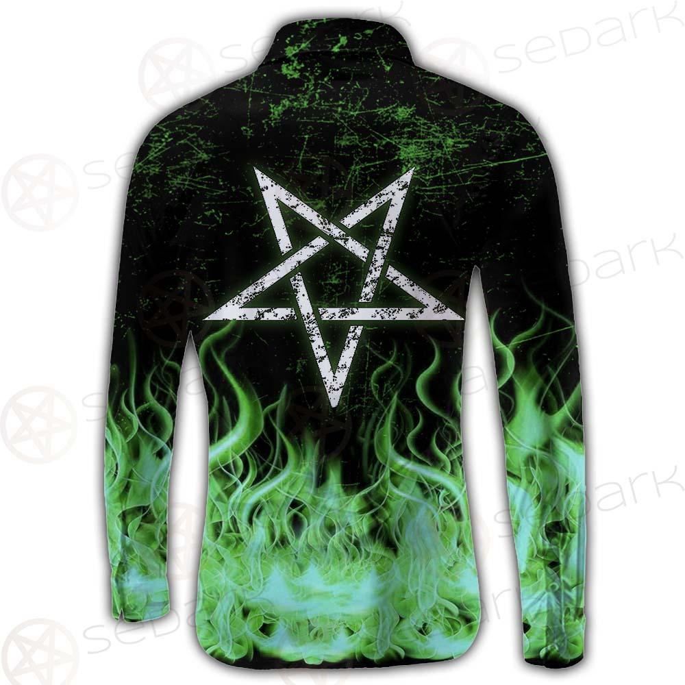 Satan Fire Green SED-0500 Shirt Allover