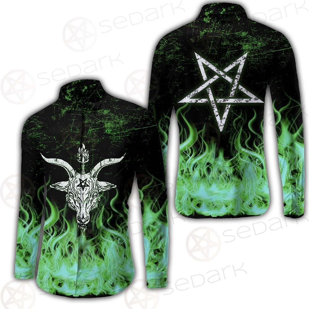 Satan Fire Green SED-0500 Shirt Allover