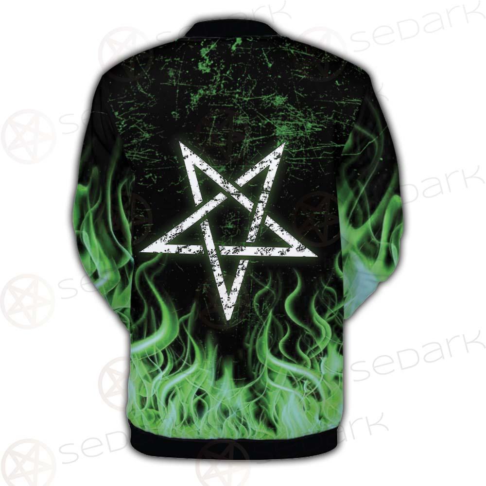 Satan Fire Green SED-0500 Button Jacket