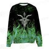 Satan Fire Green SED-0500 Unisex Sweatshirt