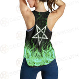 Satan Fire Green SED-0500 Women Tank Top