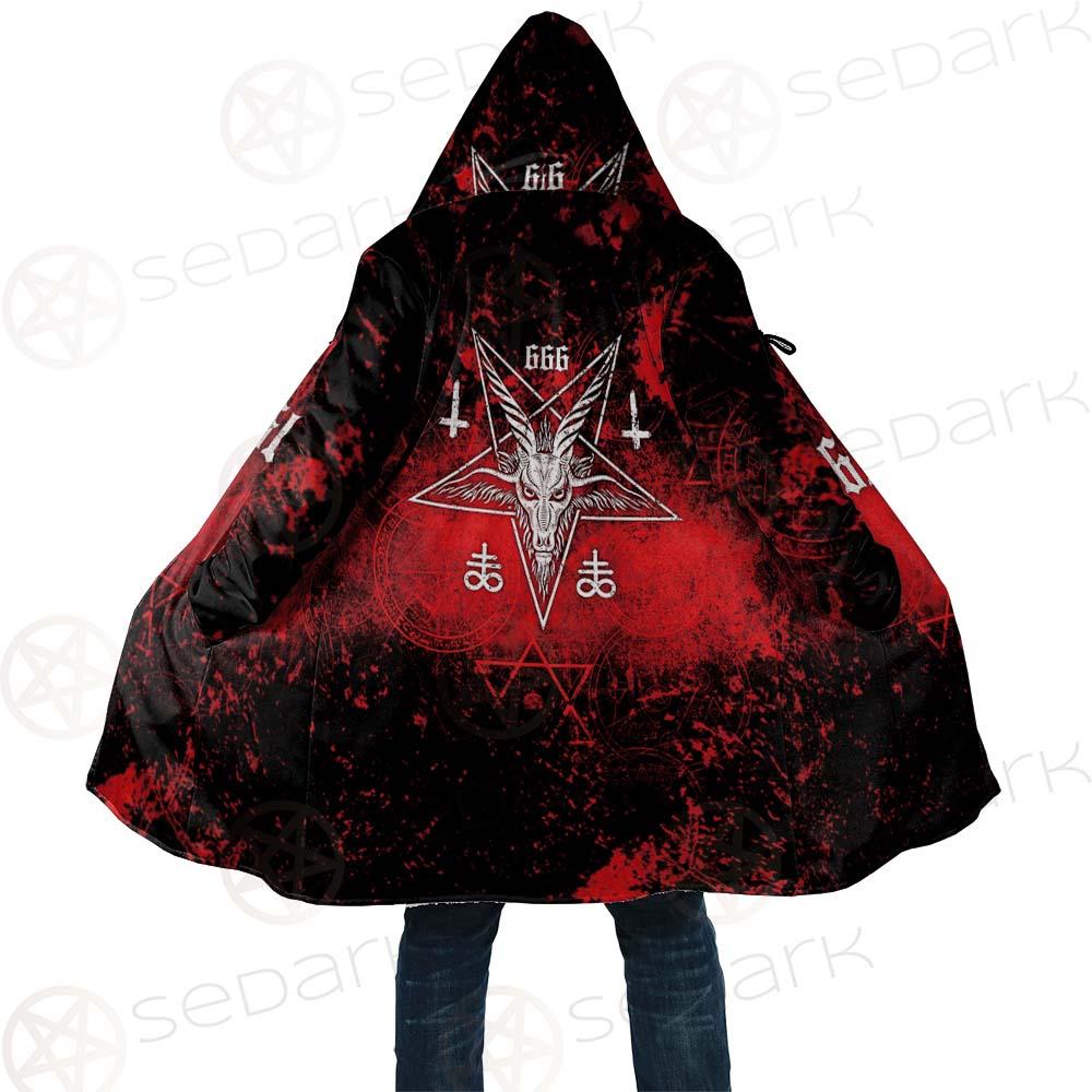 Red Baphomet 666 SED-0501 Cloak