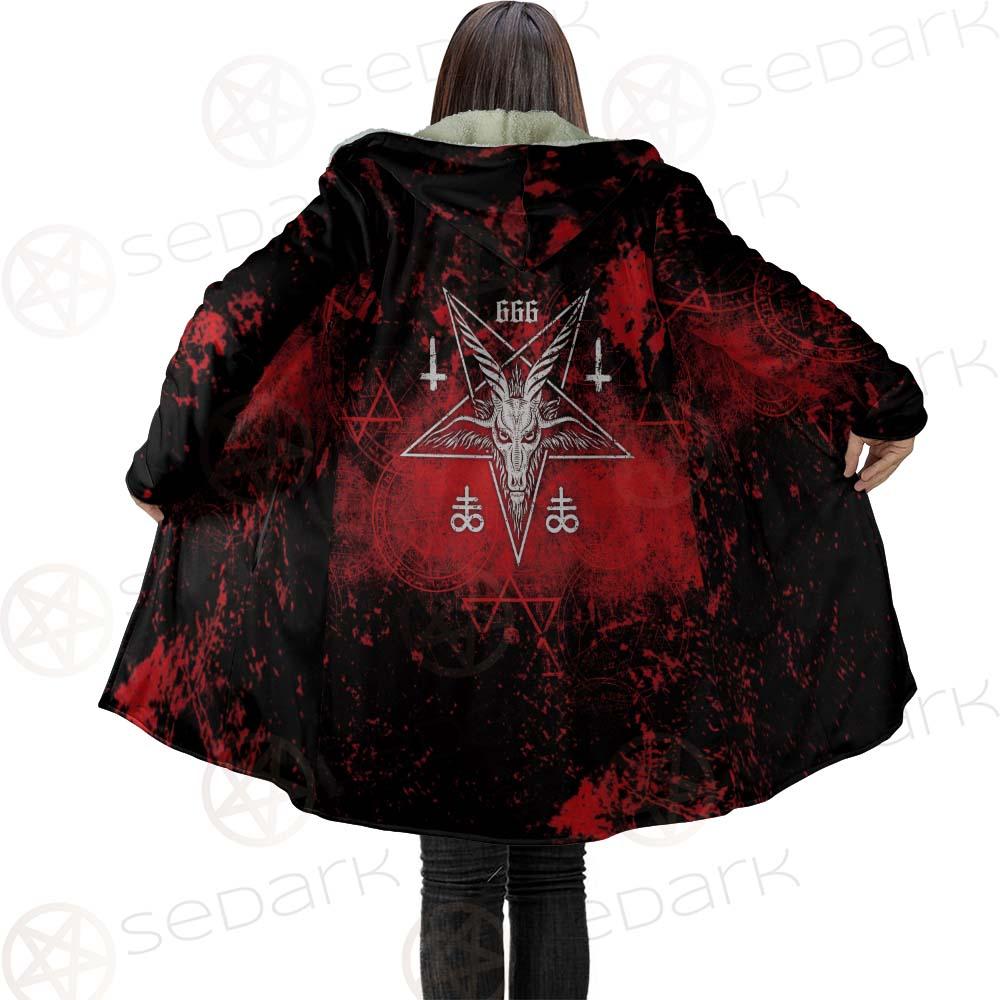 Red Baphomet 666 SED-0501 Cloak