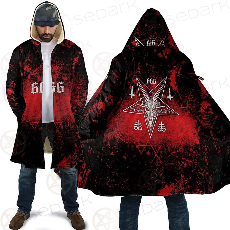 Red Baphomet 666 SED-0501 Cloak