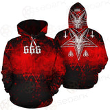 Red Baphomet 666 SED-0501 Hoodie & Zip Hoodie