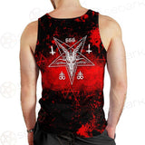Red Baphomet 666 SED-0501 Men Tank-tops
