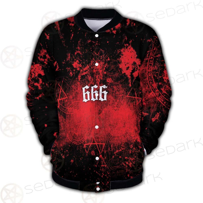 Red Baphomet 666 SED-0501 Button Jacket