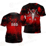 Red Baphomet 666 SED-0501 Unisex T-shirt