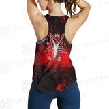 Red Baphomet 666 SED-0501 Women Tank Top