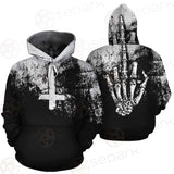 Satan Hand Cross Inverted SED-0502 Hoodie & Zip Hoodie