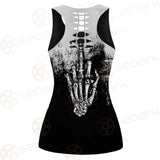 Satan Hand Cross Inverted SED-0502 Women Tank Top
