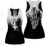 Satan Hand Cross Inverted SED-0502 Women Tank Top