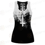Satan Hand Cross Inverted SED-0502 Women Tank Top