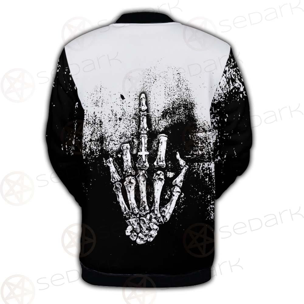 Satan Hand Cross Inverted SED-0502 Button Jacket