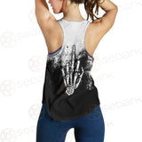 Satan Hand Cross Inverted SED-0502 Women Tank Top