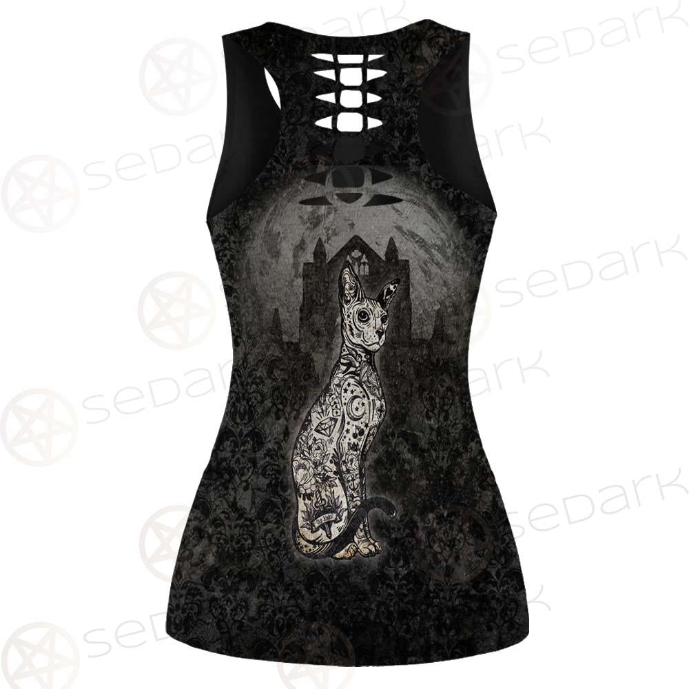 Gothic Cat SED-0504 Women Tank Top