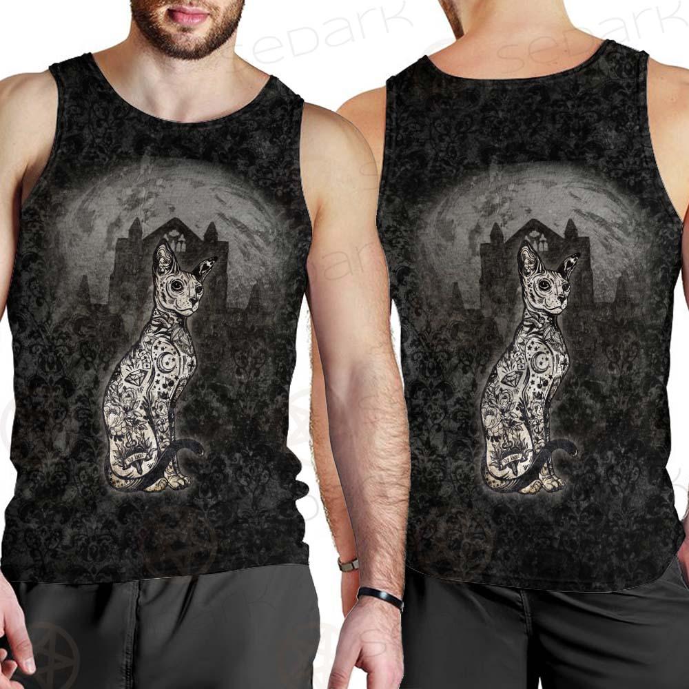 Gothic Cat SED-0504 Men Tank-tops