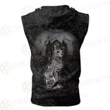 Gothic Cat SED-0504 Zip Sleeveless Hoodie