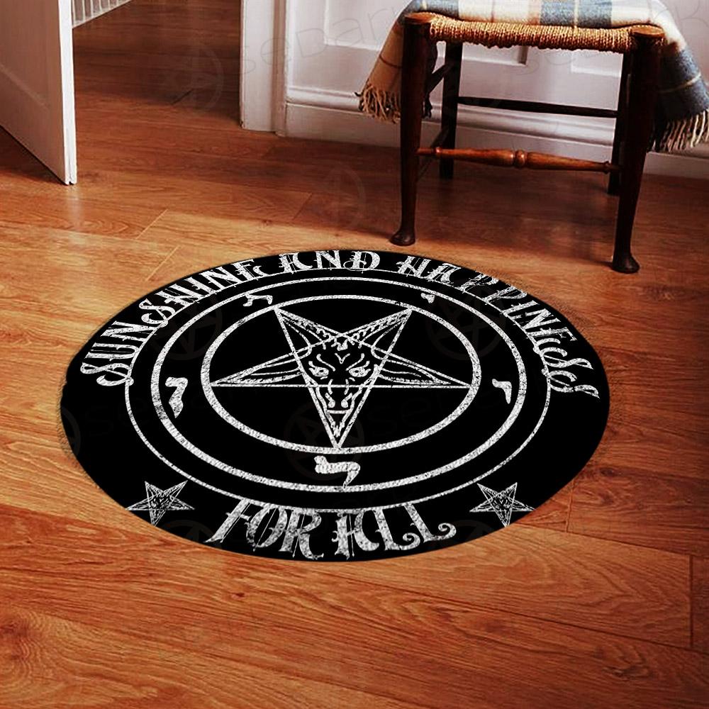 Satan Sunshine And Happiness For All SED-0505 Round Carpet