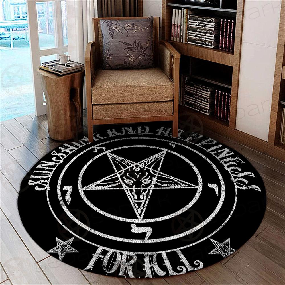 Satan Sunshine And Happiness For All SED-0505 Round Carpet