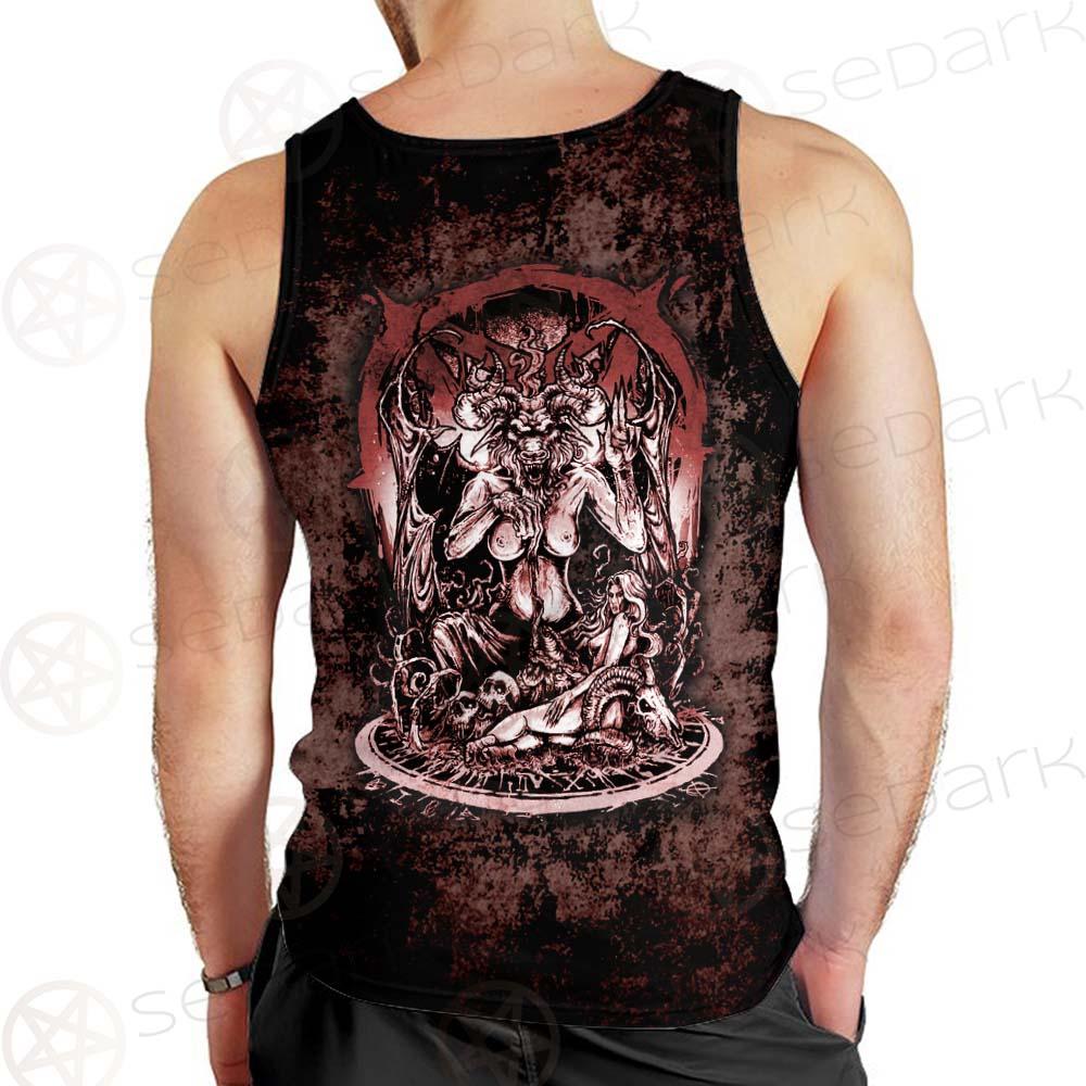 Satan Angry SED-0513 Men Tank-tops