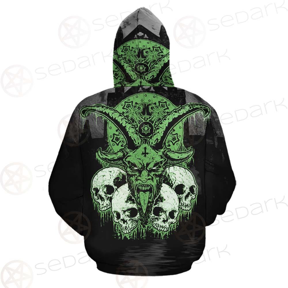 Satan Skull SED-0521 Hoodie & Zip Hoodie