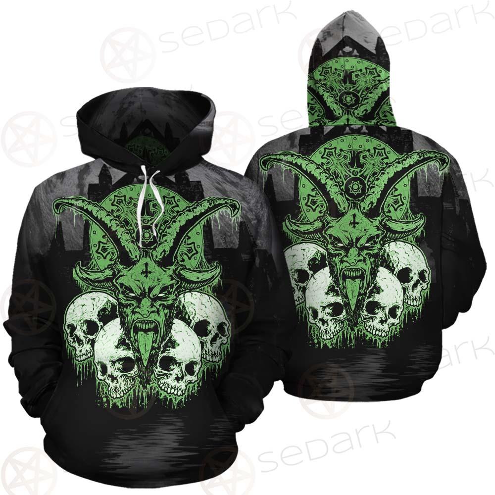 Satan Skull SED-0521 Hoodie & Zip Hoodie