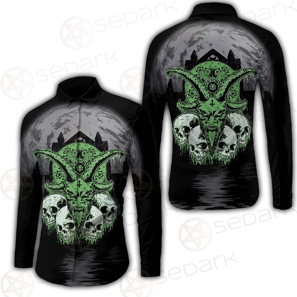 Satan Skull SED-0521 Shirt Allover