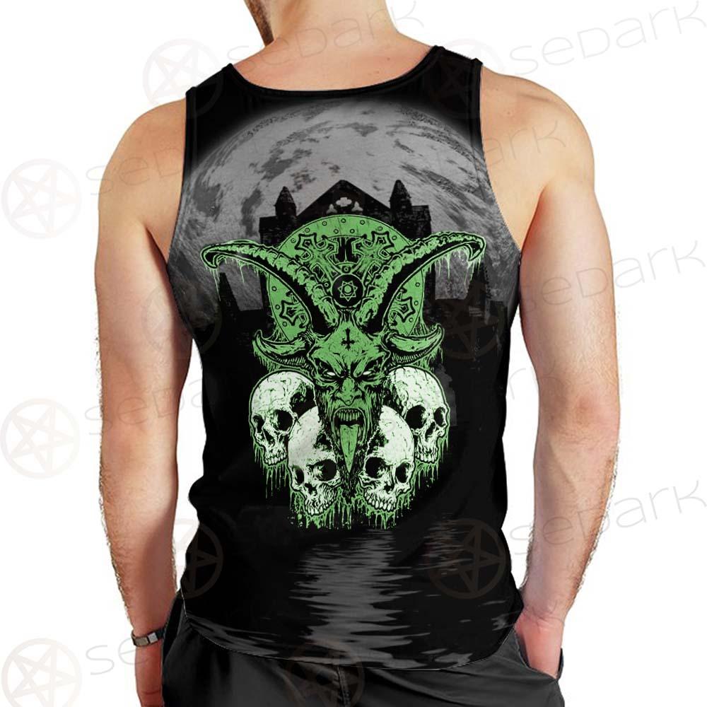 Satan Skull SED-0521 Men Tank-tops