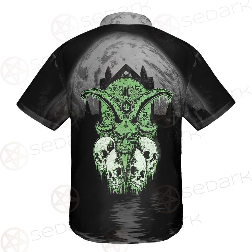 Satan Skull SED-0521 Shirt Allover