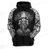 Viking Symbols Pattern SED-0523 Hoodie & Zip Hoodie Raglan