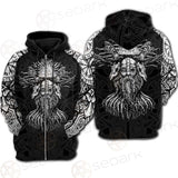 Viking Symbols Pattern SED-0523 Hoodie & Zip Hoodie Raglan