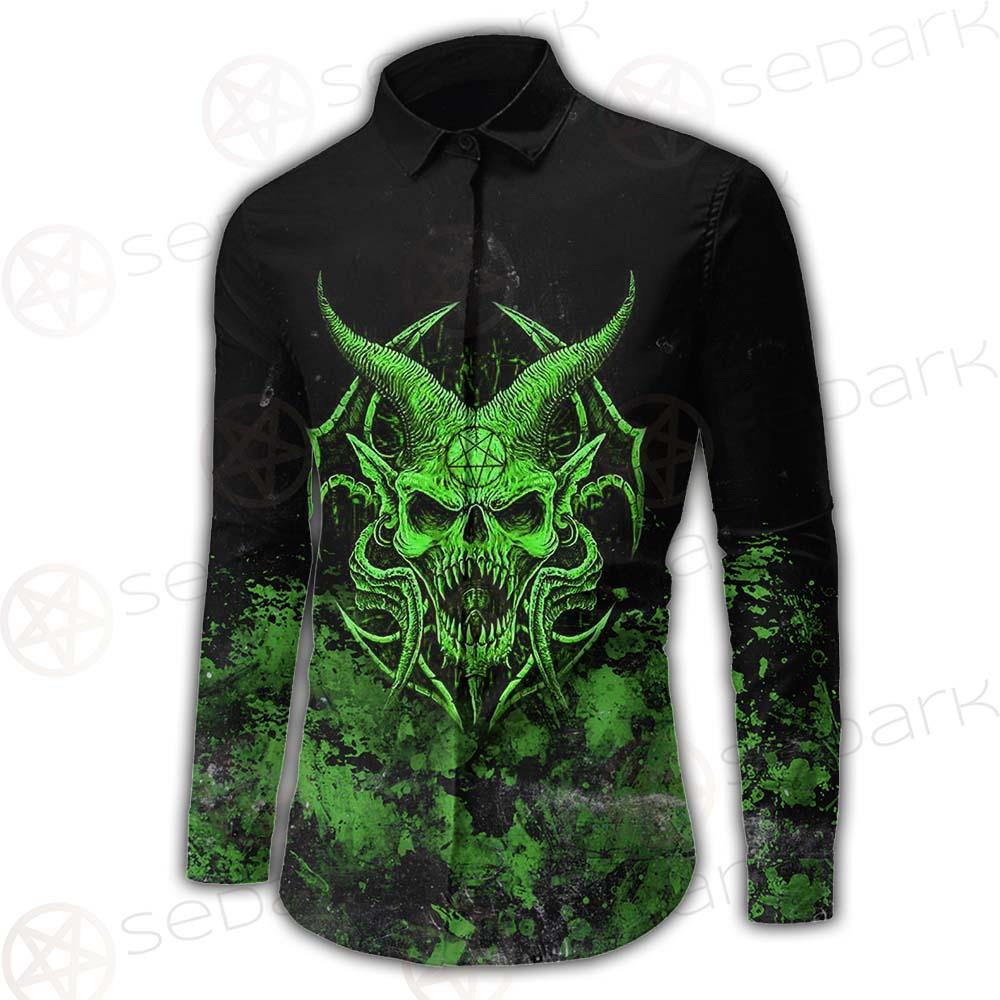 Satan Skull SED-0525 Shirt Allover