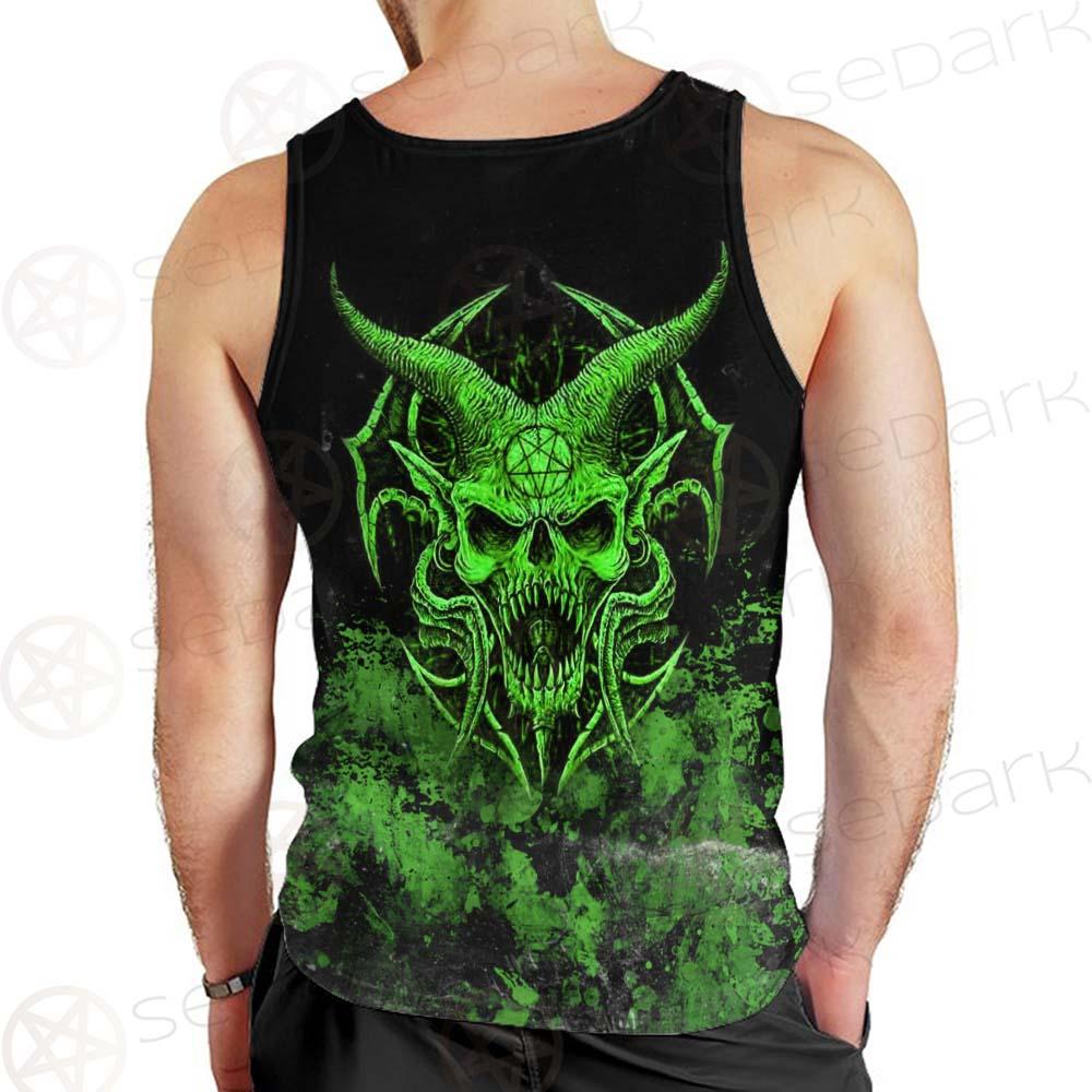 Satan Skull SED-0525 Men Tank-tops