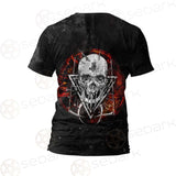 Satan Skull Symbols SED-0526 Unisex T-shirt