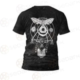 Occult Satan Symbols SED-0527 Unisex T-shirt