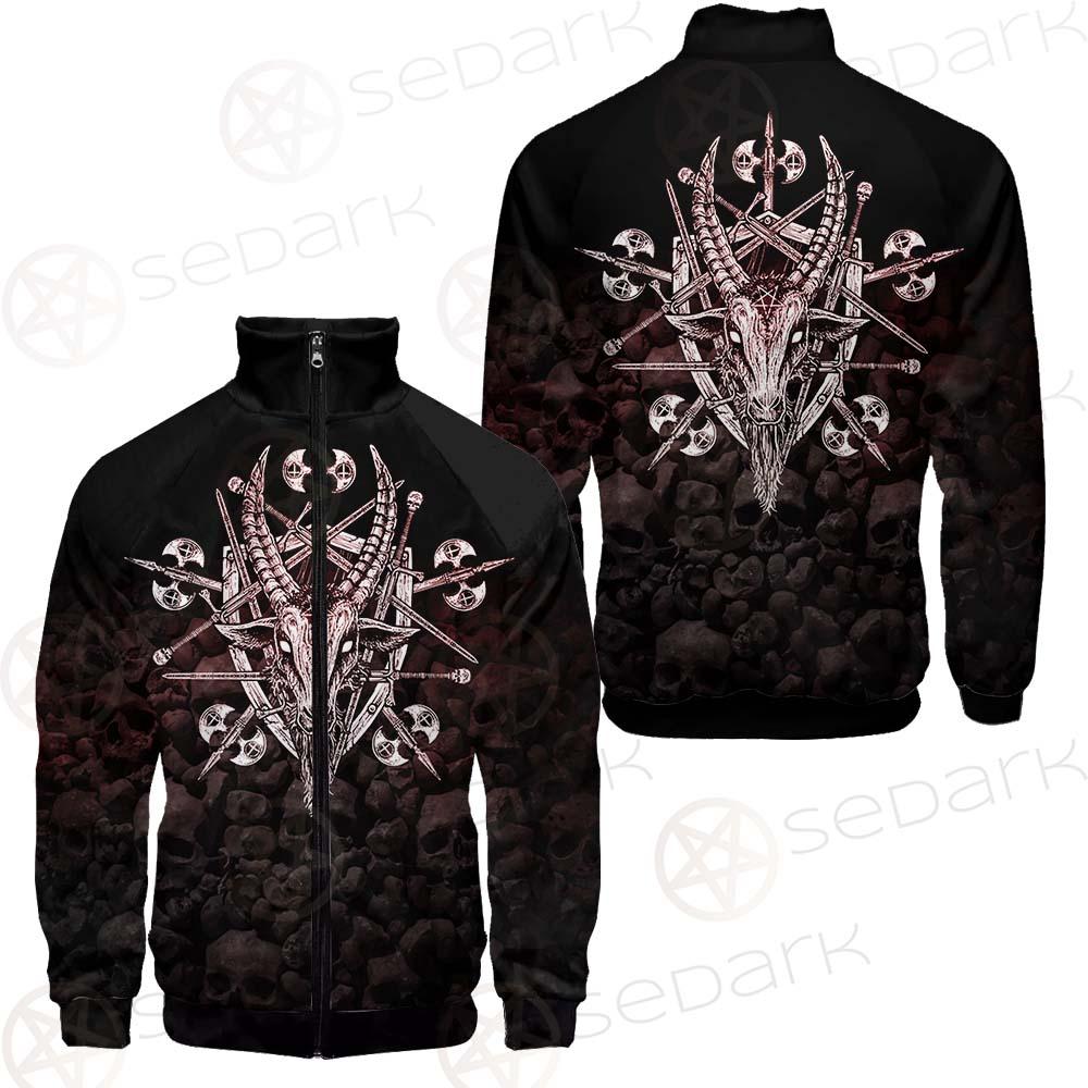 Satan Skull Cross Inverted SED-0528 Jacket