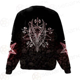 Satan Skull Cross Inverted SED-0528 Unisex Sweatshirt