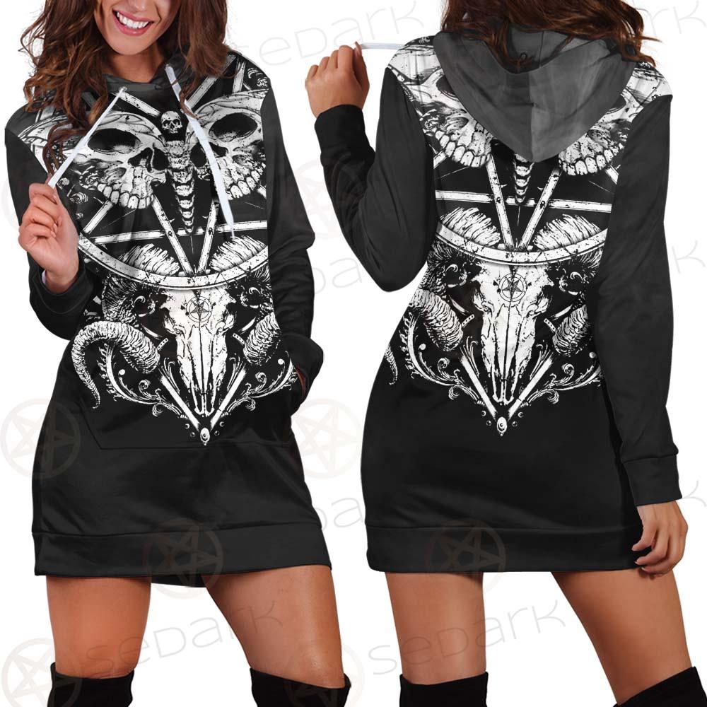 Occult Satan SED-0529 Hoodie Dress