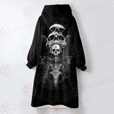 Skull Lucifer Symbol SED-0530 Oversized Sherpa Blanket Hoodie