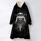 Skull Lucifer Symbol SED-0530 Oversized Sherpa Blanket Hoodie