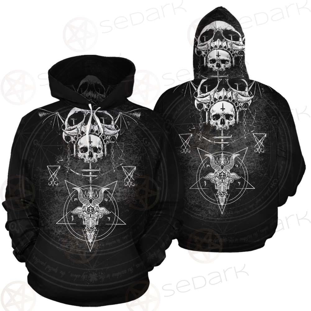 Skull Lucifer Symbol SED-0530 Hoodie & Zip Hoodie