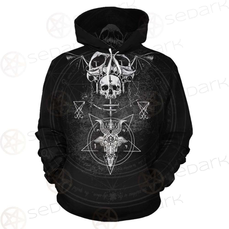 Skull Lucifer Symbol SED-0530 Hoodie & Zip Hoodie