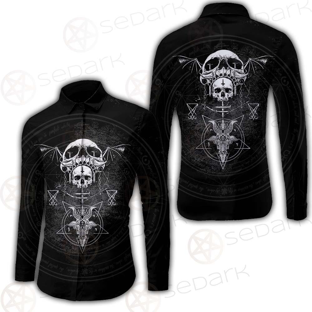 Skull Lucifer Symbol SED-0530 Shirt Allover
