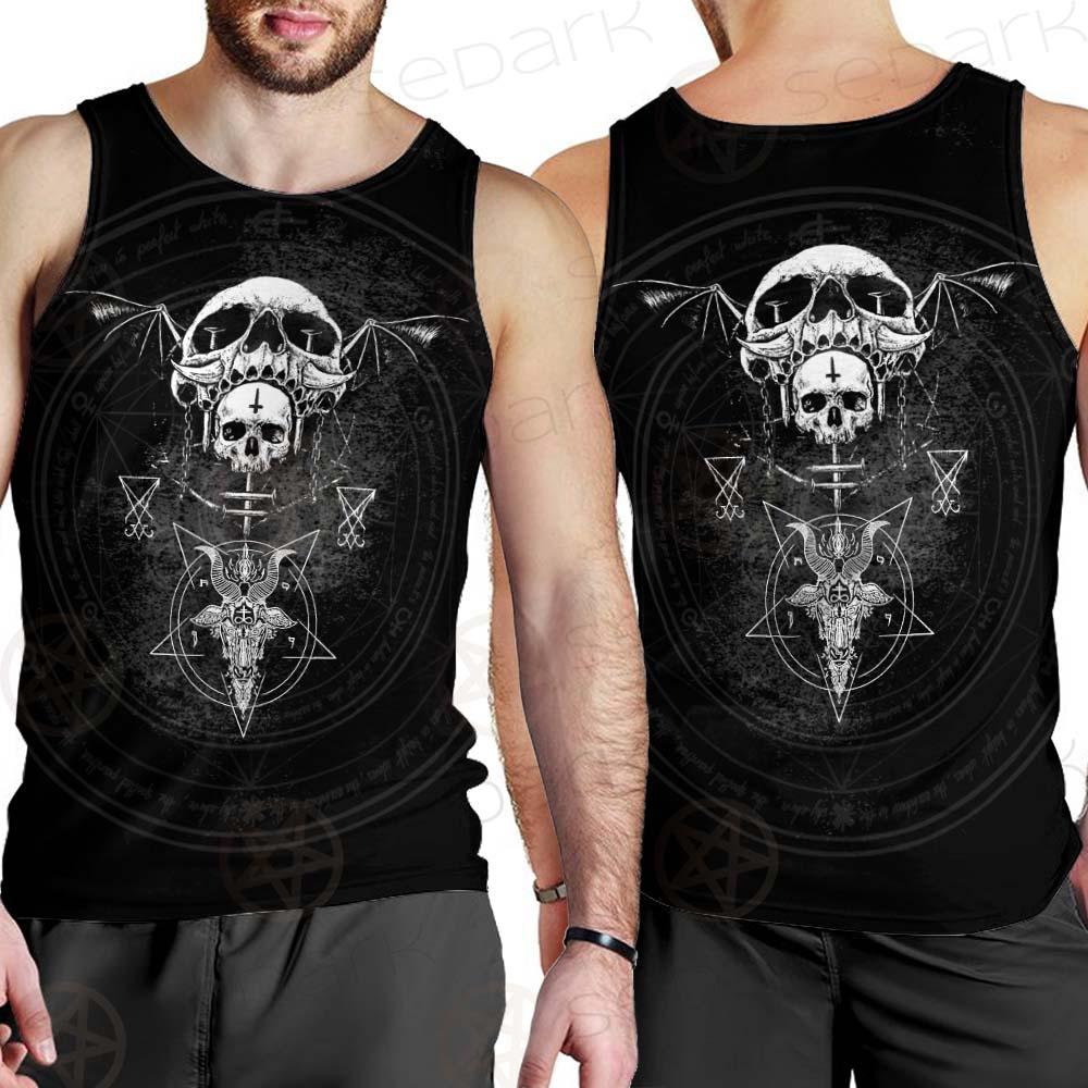 Skull Lucifer Symbol SED-0530 Men Tank-tops